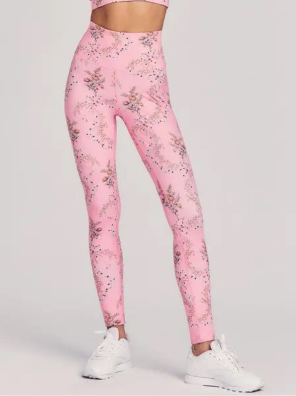 LoveShackFancy X BeachRiot Pink Floral Print Girls' Leggings Size M